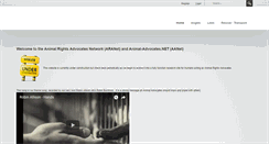 Desktop Screenshot of animalrightsadvocates.net